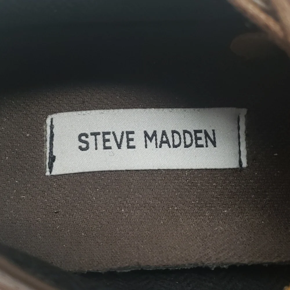 Steve Madden Tan Leather Shoes Size 13 Lace‎ Up St Annes